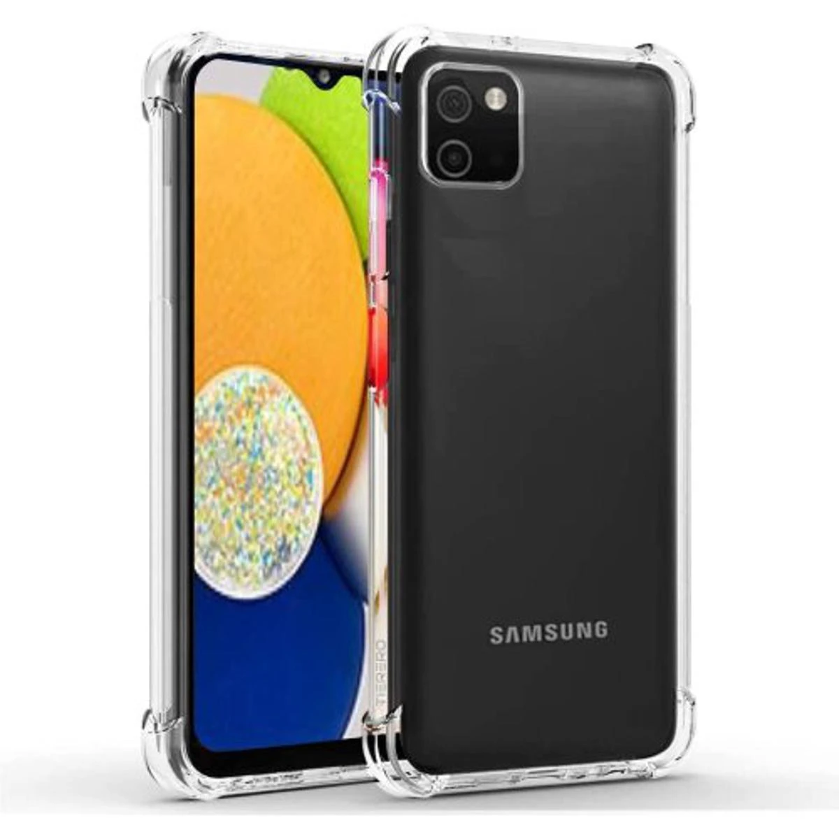 Samsung Galaxy A03 Soft Shock Proof Jelly Back Cover Transparent price in Pakistan