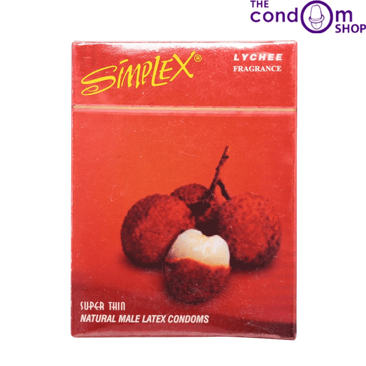 Simplex Flavored Condom LYCHEE – 12 Pieces (Super Thin Condoms) price in Pakistan