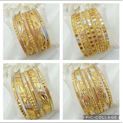 Indian Bangles Set Roll Gold price in Pakistan