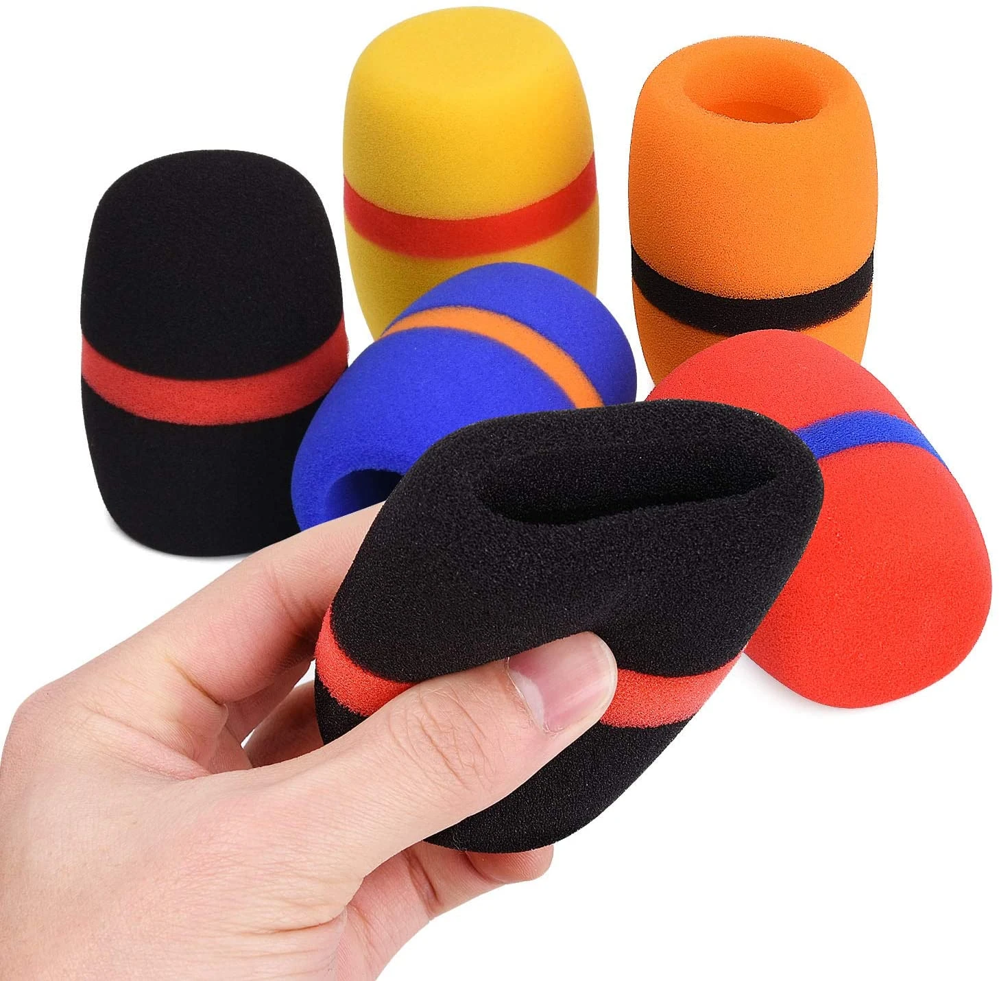 1PCS Thick Handheld Stage Microphone Windscreen Sponge Cover Suitable for , Conference Room, News Interviews price in Pakistan