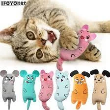 Cat Grinding Catnip Toys Pillow Funny Interactive Plush Cat Toy price in Pakistan