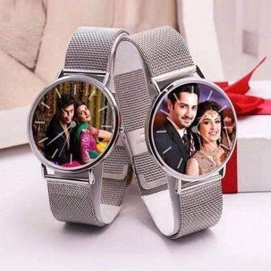 2 pic coupal watch whith photo and name print k sath price in Pakistan