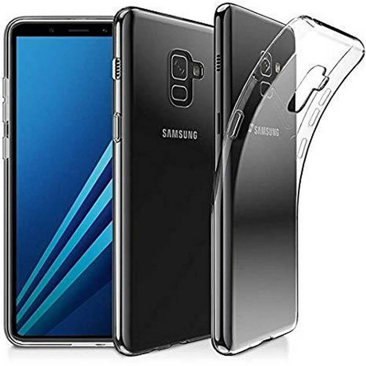 Samsung J6 Back Cover Transparent Soft Silicone Crystal Clear Case For Samsung J6 price in Pakistan