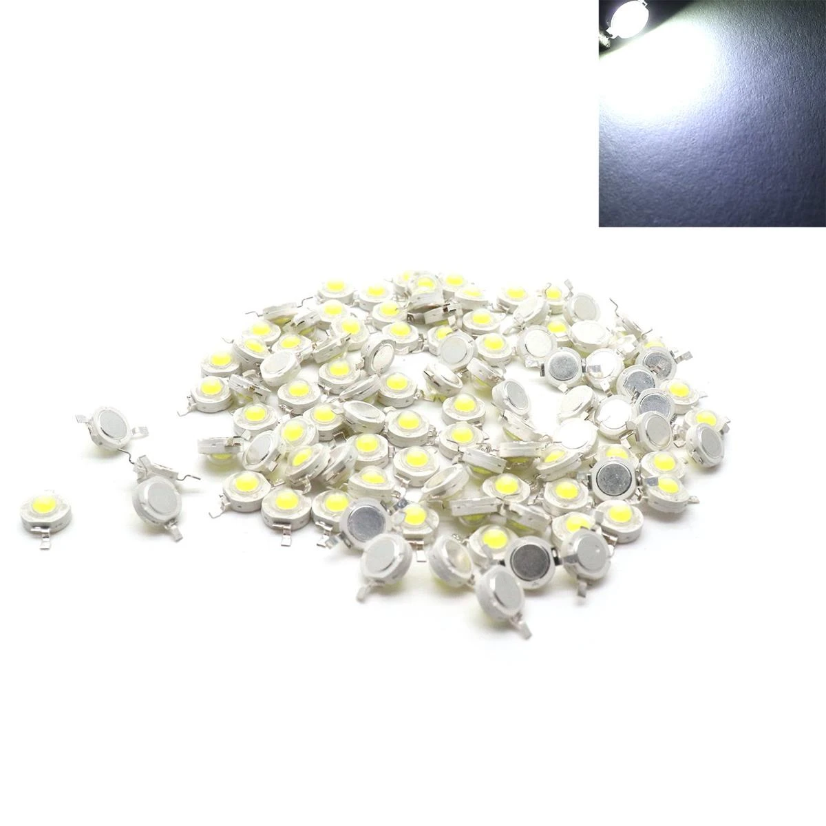 20pcs 1w High Power LED Light-Emitting diode LEDs Chip SMD Spot Light price in Pakistan