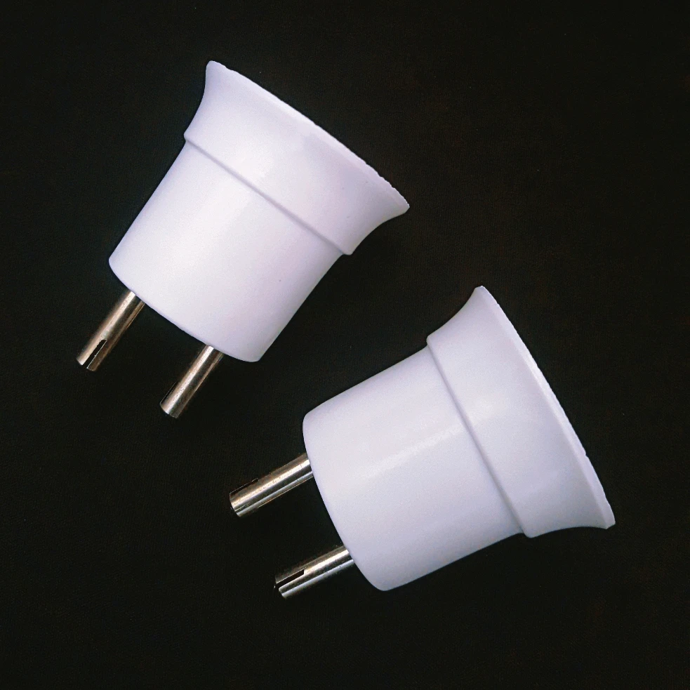 2Pcs B22 LED Light Male Sochet Base Type to AC Power 220V EU price in Pakistan