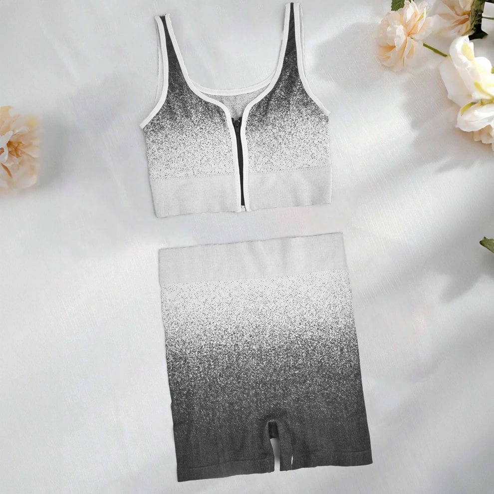 FRONT ZIPPER SPORTS REMOVEABLE PADDED BRA SET price in Pakistan