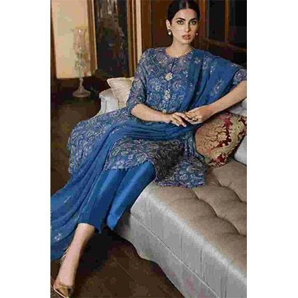3PC Lawn Heavy Embroidered Shirt With Bamber Chiffon Embroidered Dupatta -BFHA805 (B) price in Pakistan