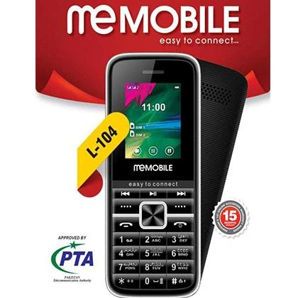 MeMobile L104 (Without Camera) price in Pakistan