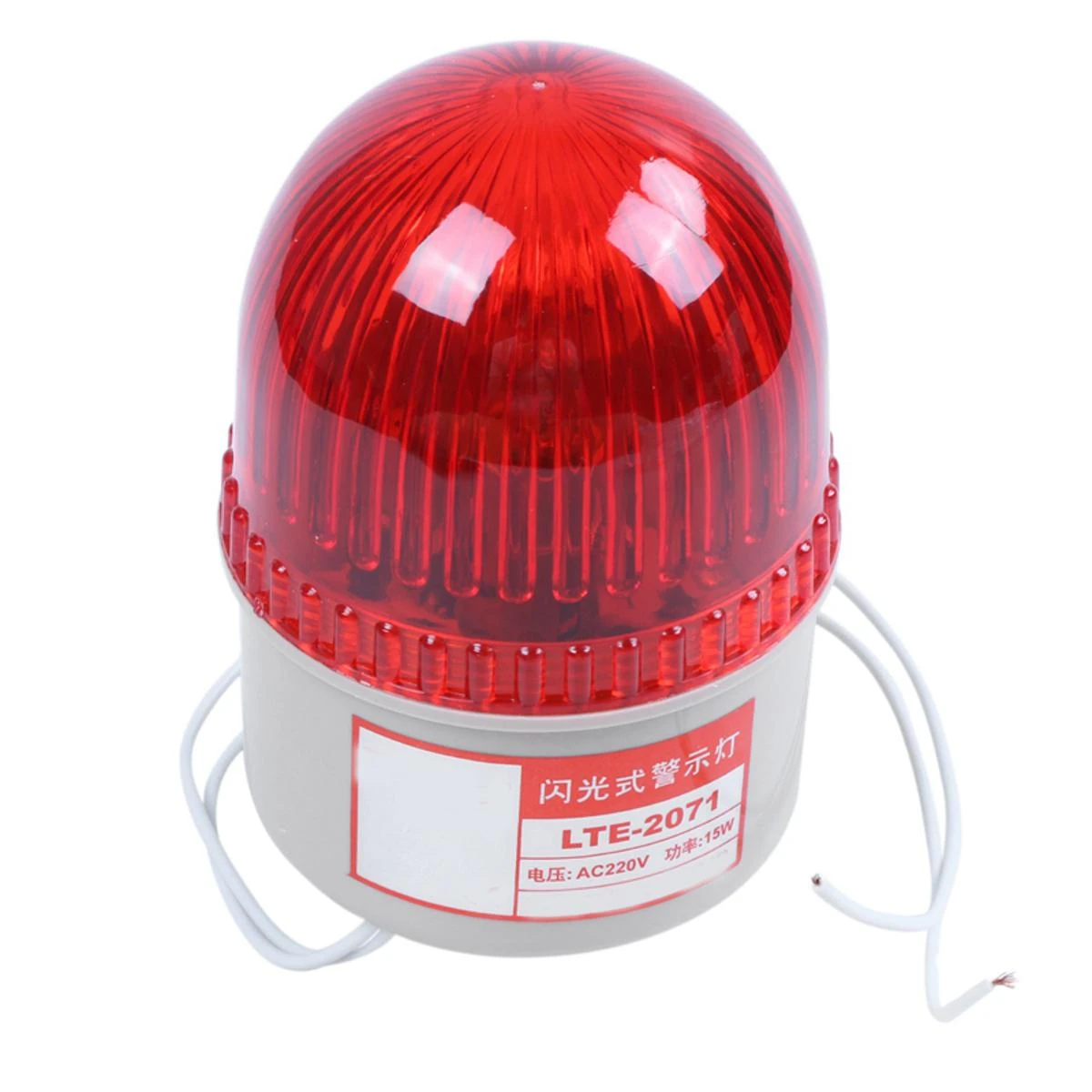AC 220V 15W Red Light Industrial Signal Tower Flash Warning Lamp price in Pakistan