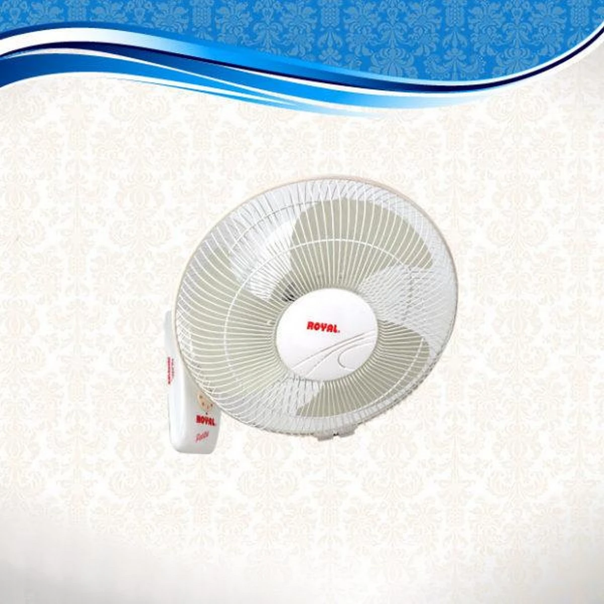Royal Fans WallBracket Fan – 12 inches – Copper Winding – Off White price in Pakistan