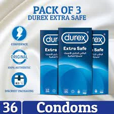 Durex Pack of 3 – Durex Extra Safe Condoms 12’s price in Pakistan