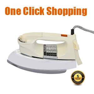 Graacee National Dry Iron GA-21 Heavy Weight Temperature Control Dial For Perfect Ironing Over All Fabrics price in Pakistan