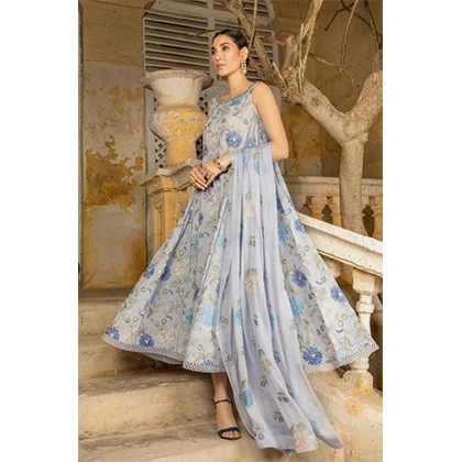 3PC Lawn Front shirt full heavy emb Dupatta Chiffon emb work – BFFC760 (B) price in Pakistan