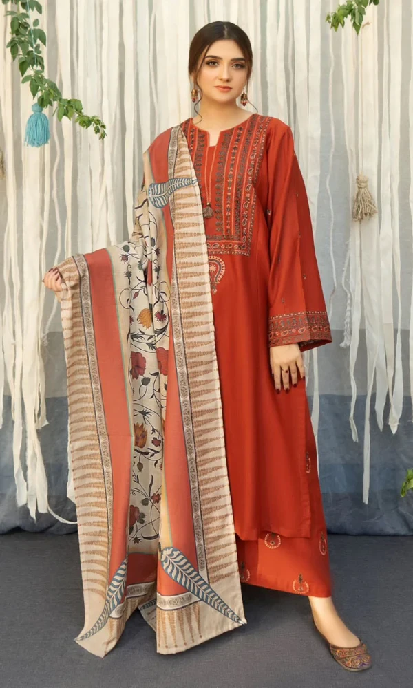 URGE – 3PC Embroidered Lawn Suit price in Pakistan