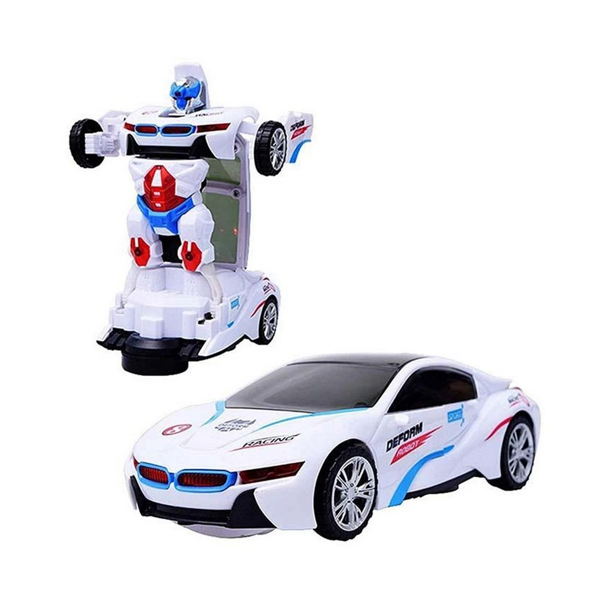 Auto Robot Car For Kids – White – 20 cm price in Pakistan