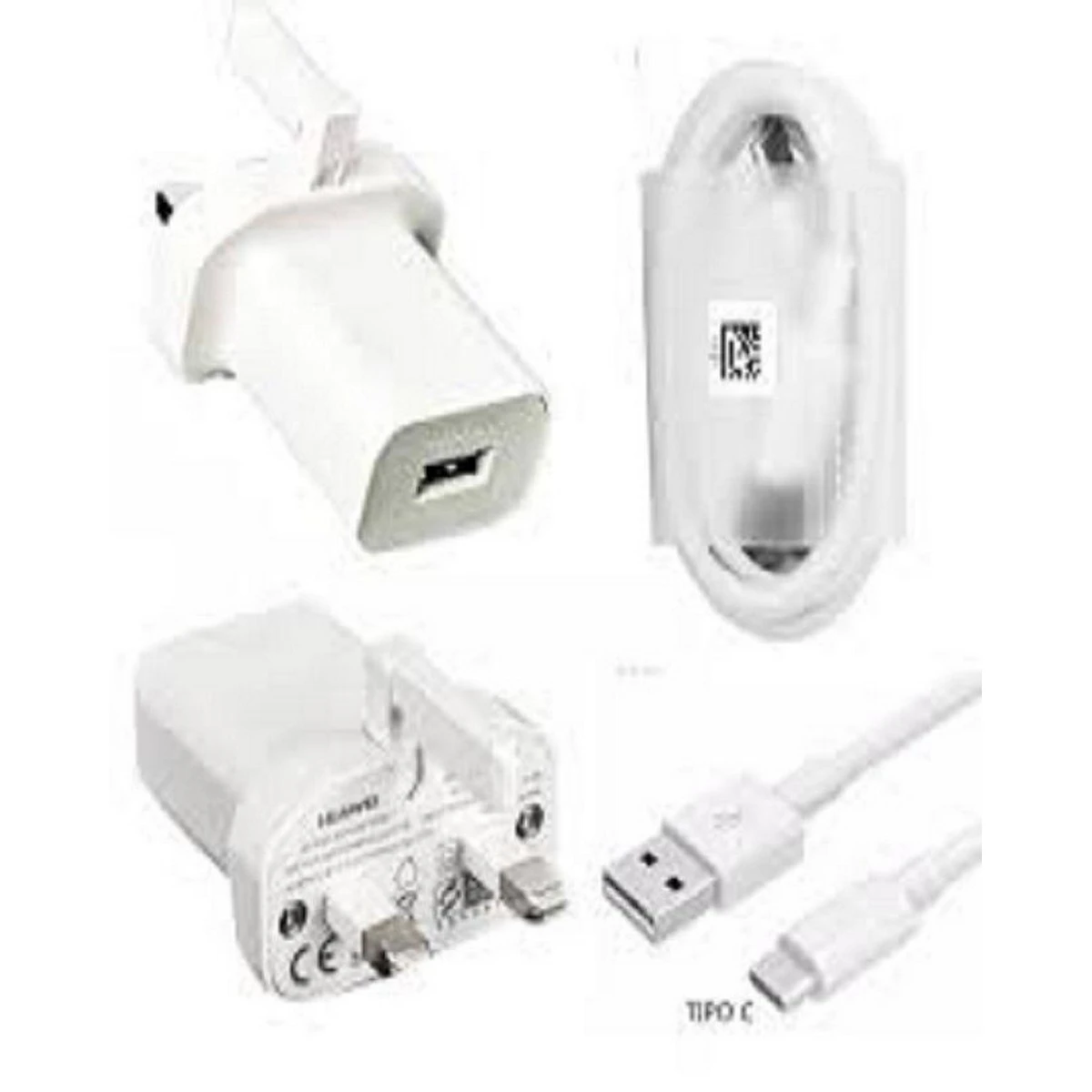 3 Pin Orignal Charger with Data Cable- White price in Pakistan