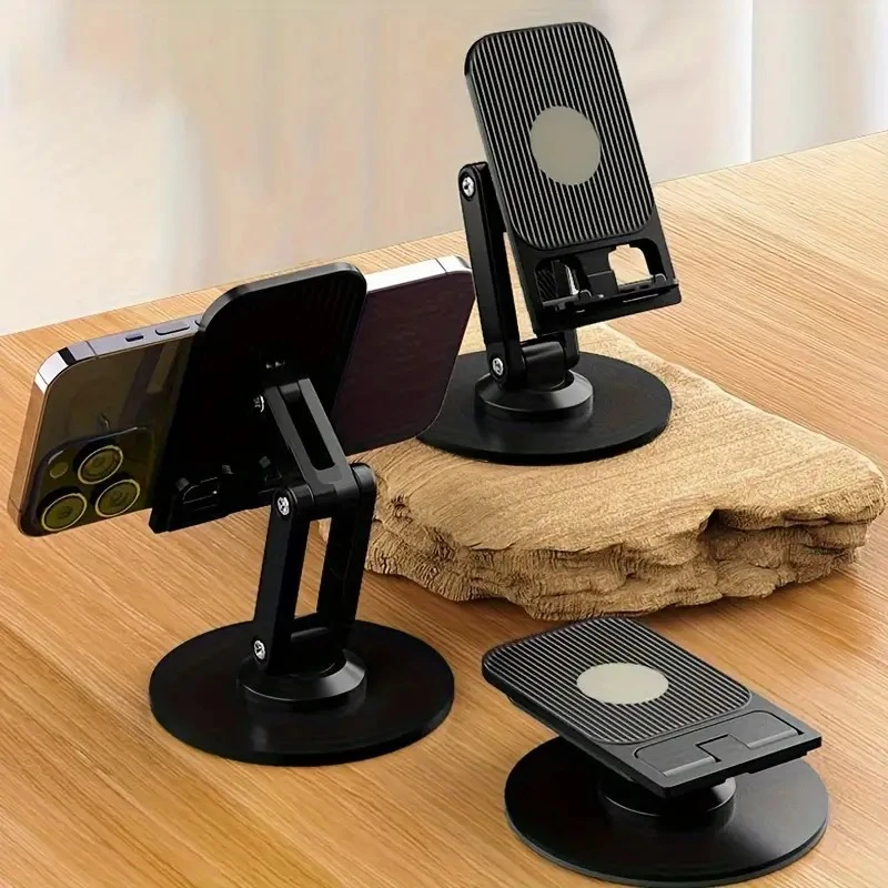 [RMG] Versatile Phone Stand: 360° Rotatable, Height Adjustable & Folding Angle – Ideal for Desktop Use price in Pakistan