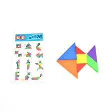 2 Sets Plastic 3d Puzzle Tangram Teaser Tetris Geometric Shape Jigsaw Game Learning Education Jigsaw Puzzle Toys For Children Brain price in Pakistan