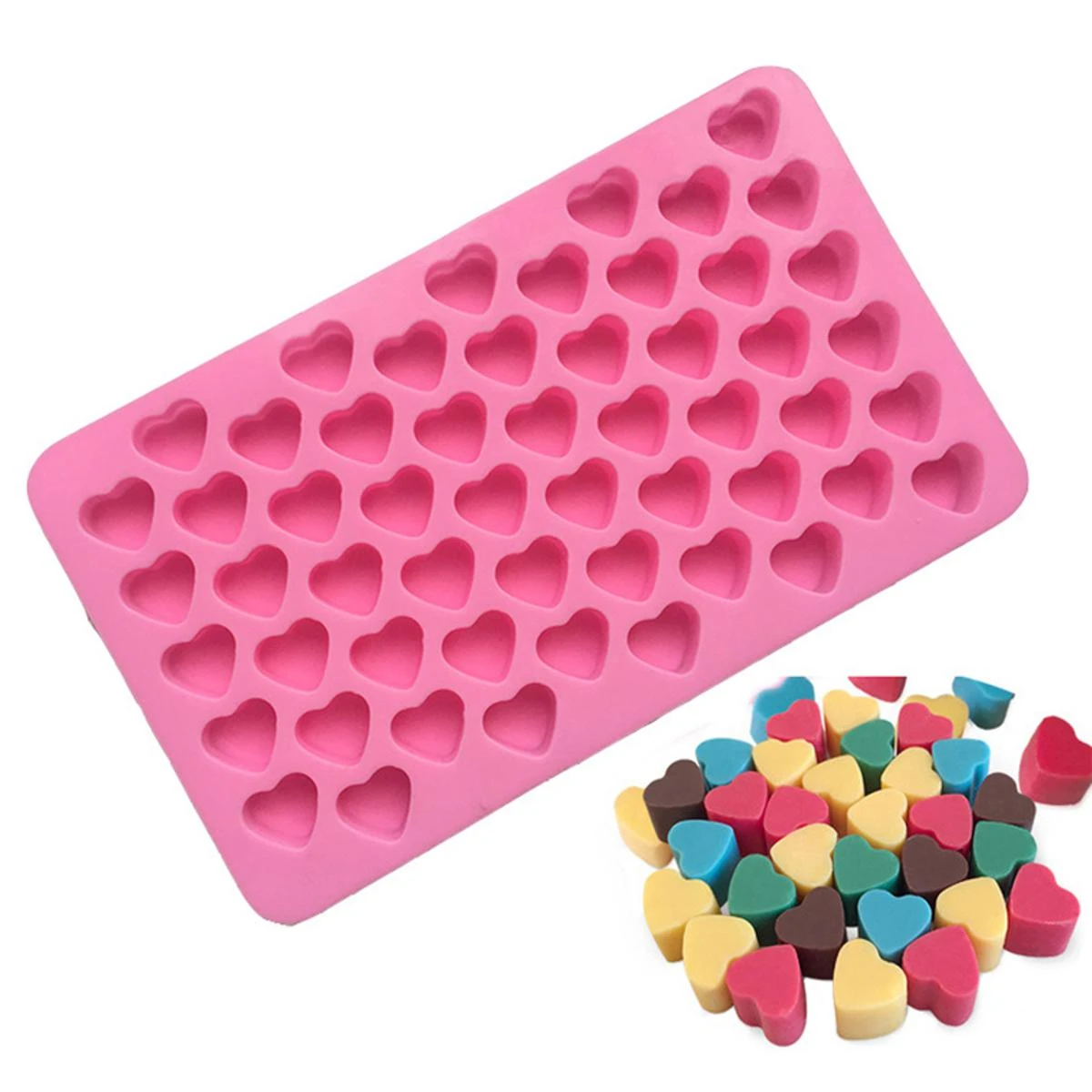 Mini Heart Mold Silicone Ice Cube Tray DIY Chocolate Fondant Mould 3D Pastry price in Pakistan