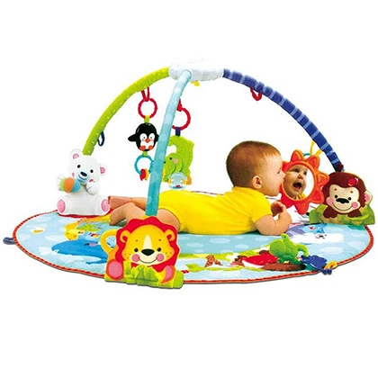 Hunger 3 In 1 Newborn Baby Toddler Activity Play Gym Fitness Rack Mat price in Pakistan