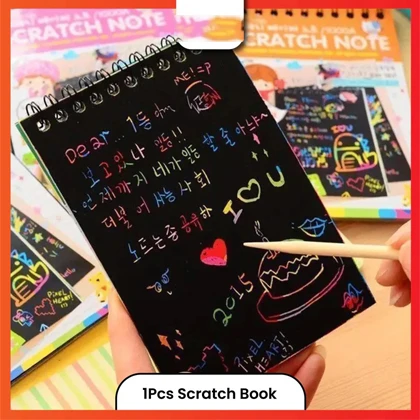 1Pcs Scratch and Sketch An Activity Book For Kids (10 Pages Each Book) price in Pakistan