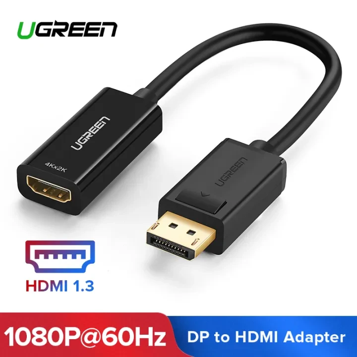 Ugreen 4K Displayport DP to HDMI Adapter 1080P Display Port Cable price in Pakistan
