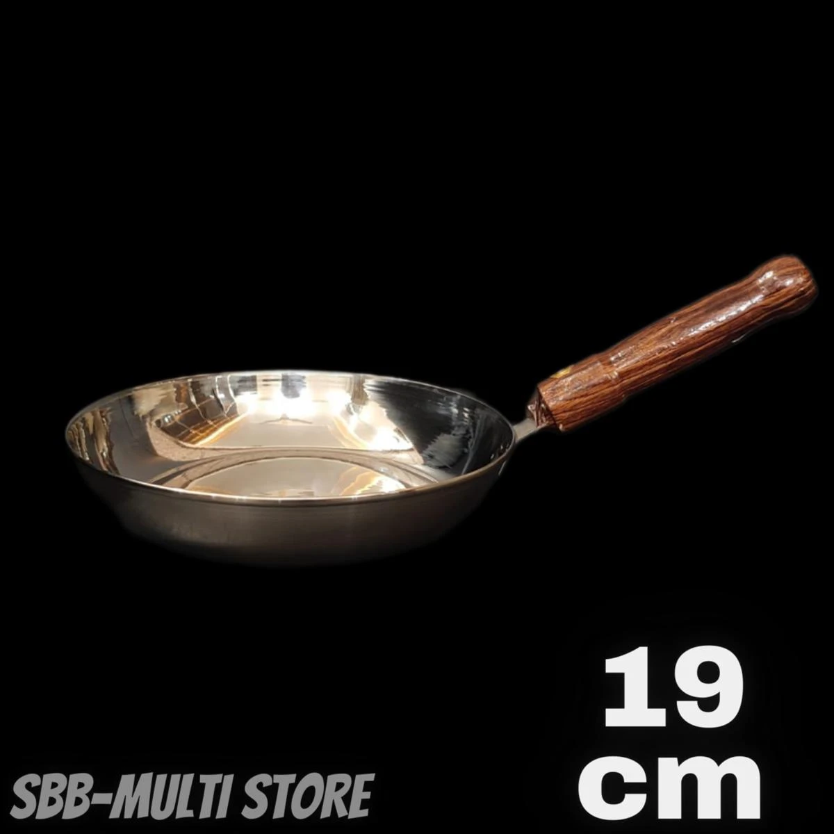 19 cm steel fry pan round shaped frying pan good quality kitchen ware cooking price in Pakistan