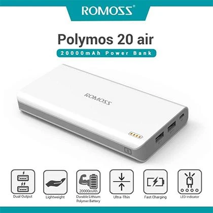 Power Bank 20000 mAh – Polymos 20 price in Pakistan