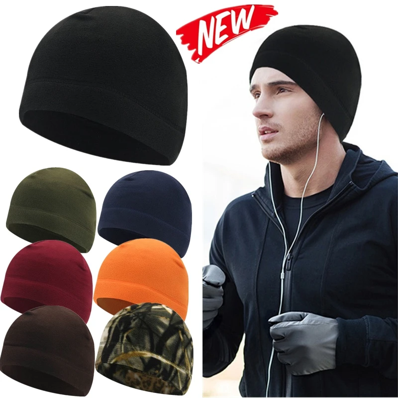 Women Men Trendy Warm Thin Cable Knit Fleece Warm Windproof Soft Beanie Hat for Jogging, Cycling, Outside Sports price in Pakistan