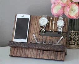 Mobile and watch wooden stand price in Pakistan