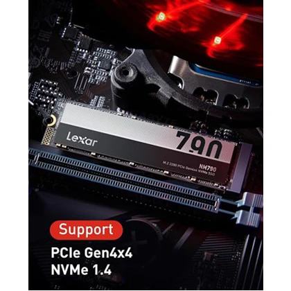 Lexar NM790 512GB M.2 2280 PCIe Gen 4×4 NVMe SSD  Compatible with PlayStation®5 price in Pakistan