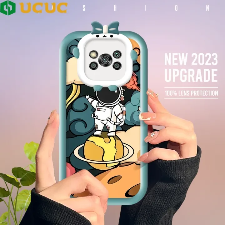 Xiaomi Poco X3  X3 Pro  X3 NFC Back Cover Space Astronauts Monster Lens Phone Case Thin Soft price in Pakistan