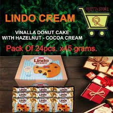 Pack of 24pcs. x 45 grams Imported Lindo Cocoa Cream Cake. price in Pakistan