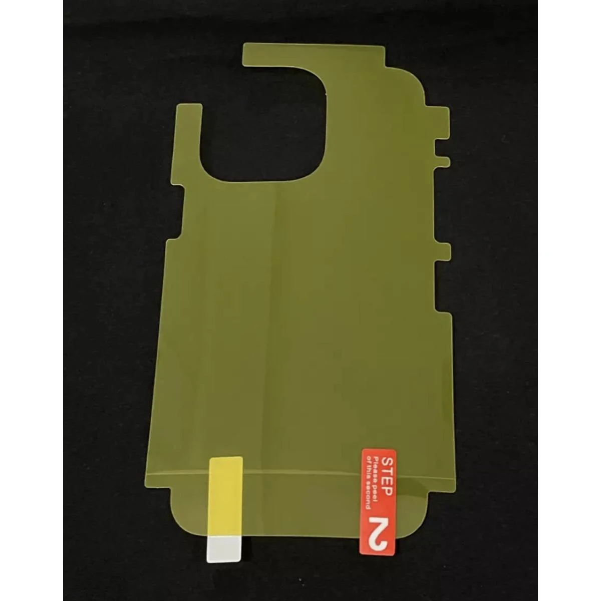 Iphone 14 Pro Max Back Transparent HD+ Matte with Apple Cut  Logo 360 Smooth Sheet Edges Jelly Protector price in Pakistan