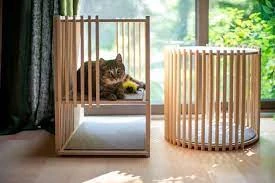 Modern Cat house-Wooden cat house- white price in Pakistan