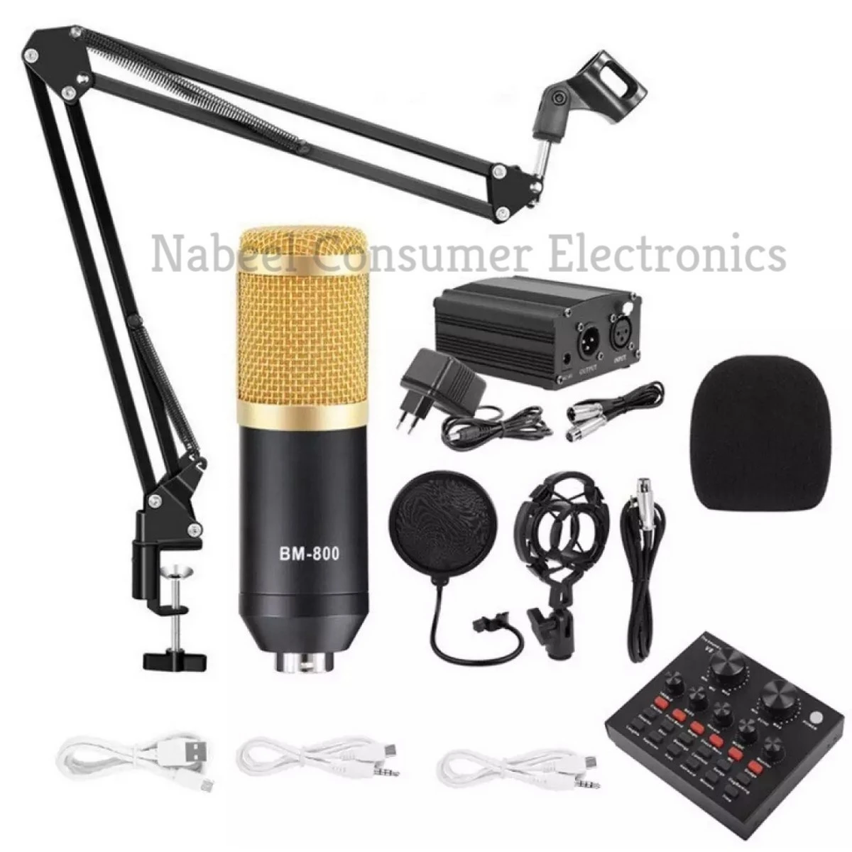 Bm 800 Condenser Microphone Complete Kit – Home Studio Setup price in Pakistan