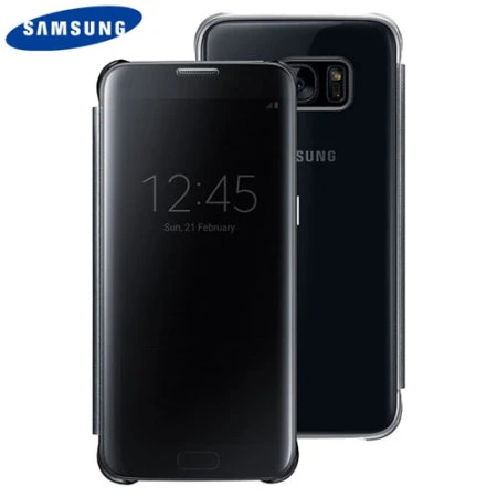 Samsung Galaxy S7 Edge Clear View Standing Cover Mirror View Case price in Pakistan