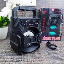 KTS 1057 Portable Bluetooth Speaker – RGB Lighting Portable Wireless Speaker for Mobile Rechargeable Speaker with FM Radio USB SD Memory Card Mp3 Player Supported Mini Wireless price in Pakistan