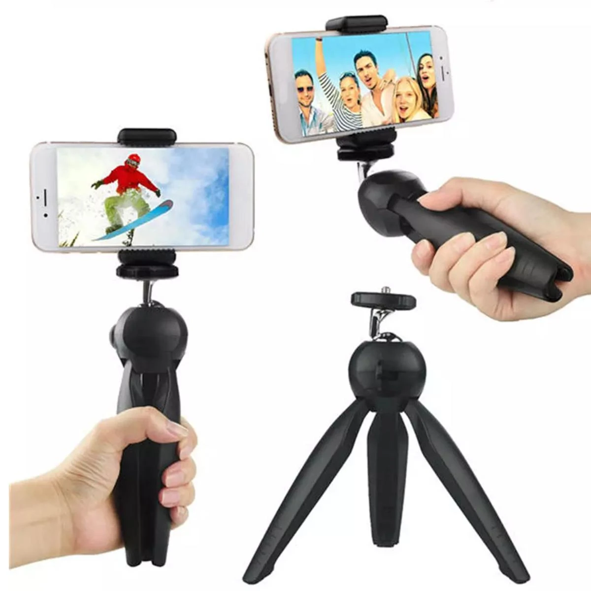 Yunteng YT-228 Mini Tripod Stand With Phone Holder Clip for Digital DSLR Camera GoPro Smartphone price in Pakistan