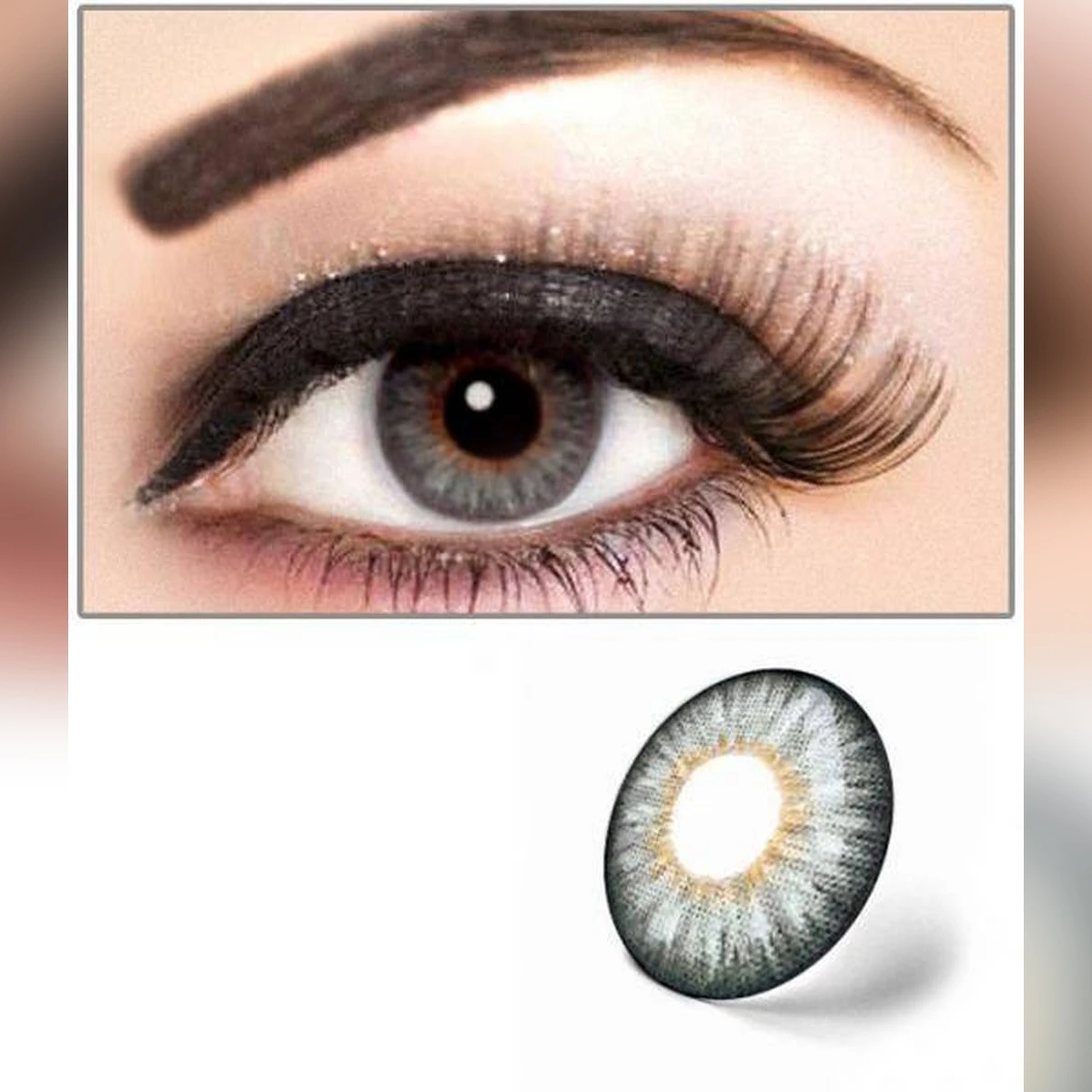 Event 3 Tone Contact Lenses Eye Wear + free water kit 7 DAYS LENSE MADE IN KOREAN price in Pakistan