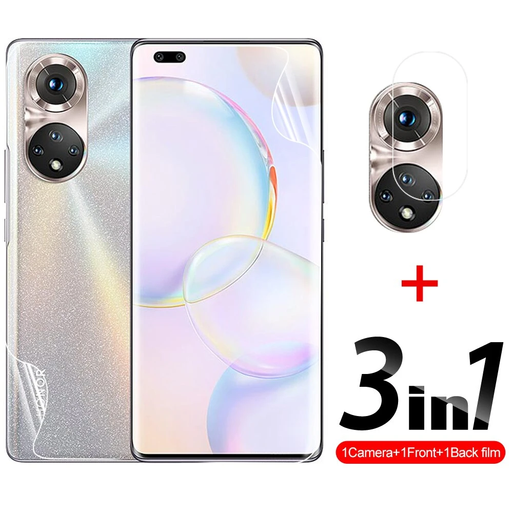 Honor 50 Front and Back Hydrogel film Jelly Protector for Huawei Honor 50 price in Pakistan