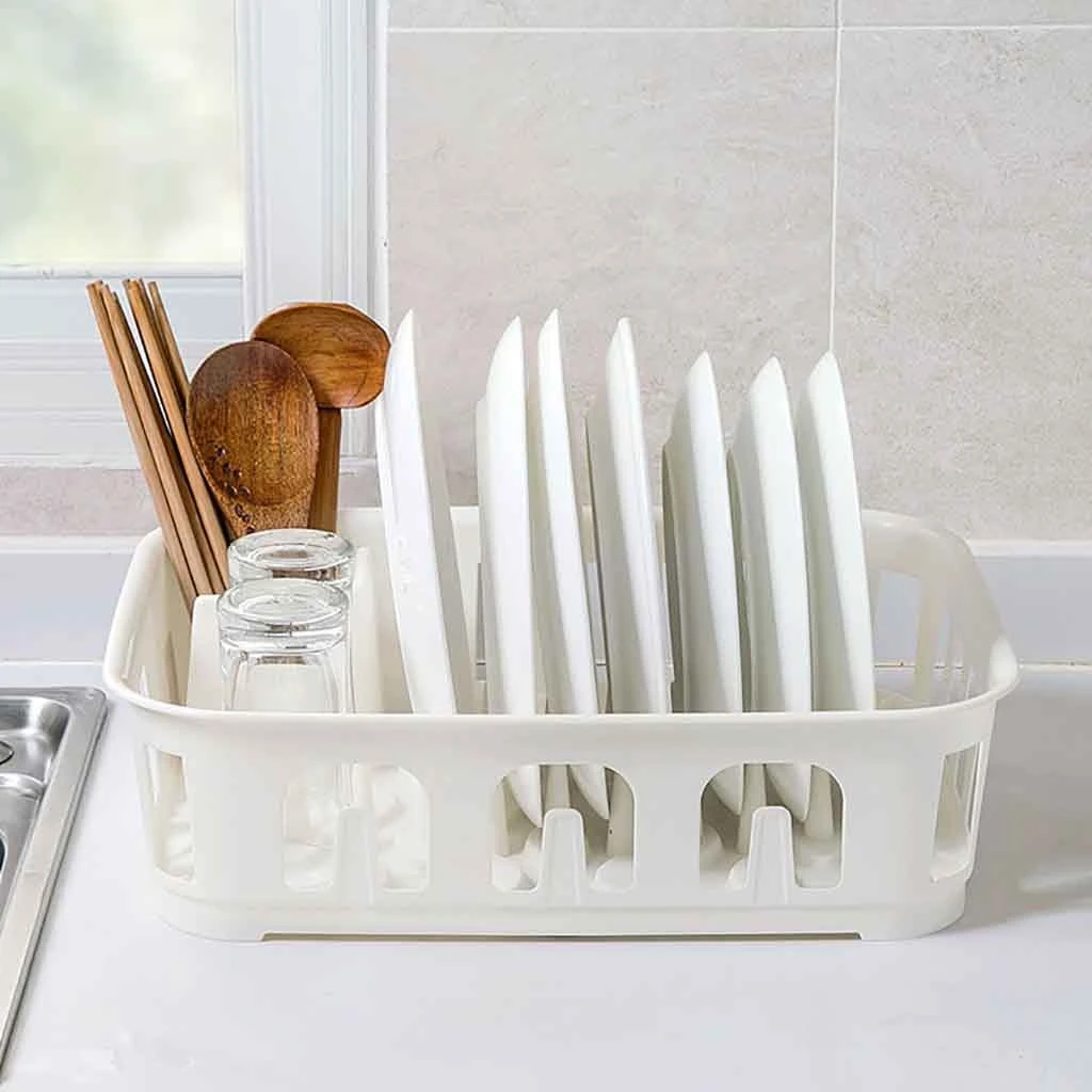 1pc Foldable Cutlery Storage Box Drain Bowl Dish Drying Rack price in Pakistan