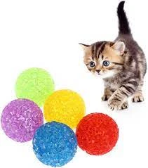 Cat plastic Playing Ball with bell price in Pakistan