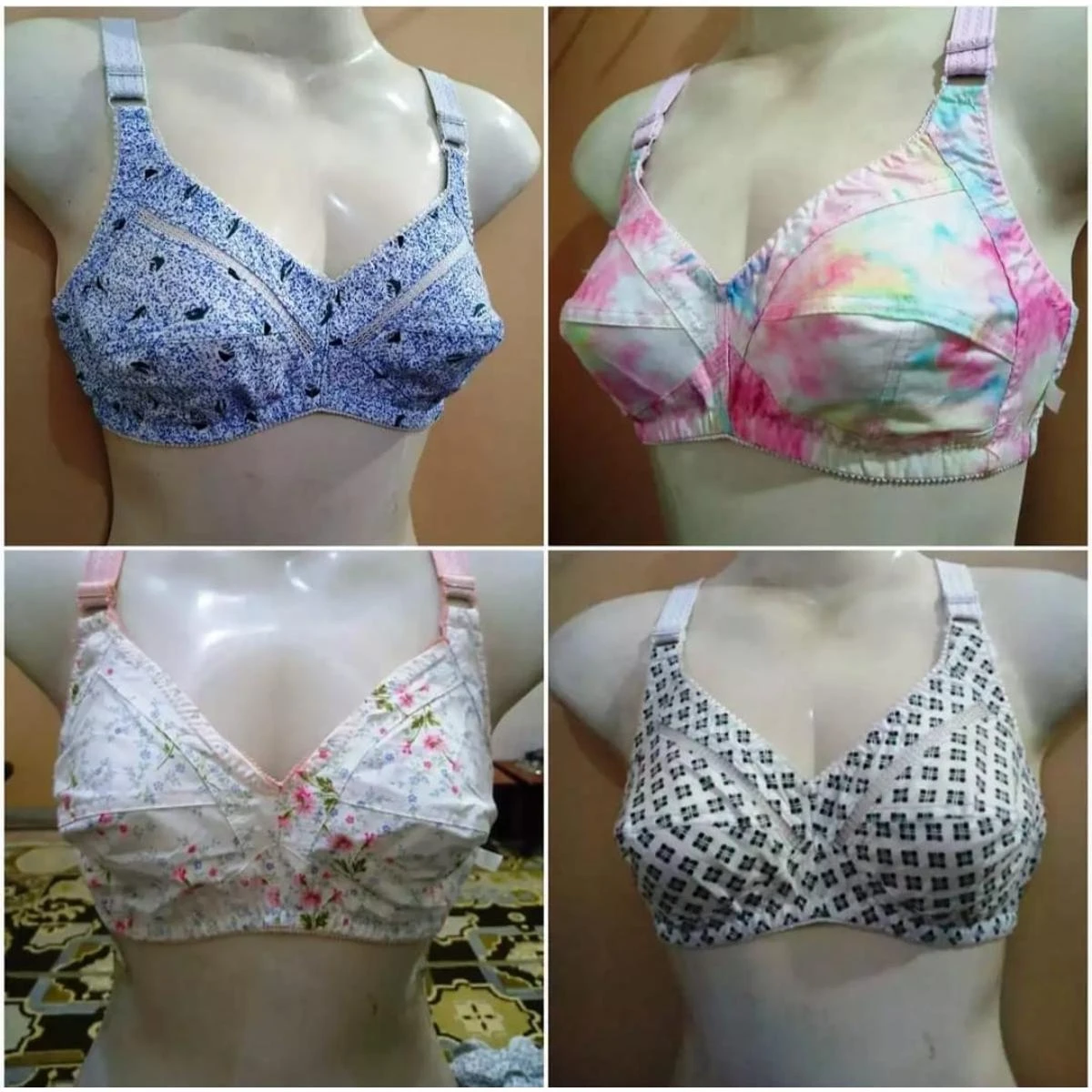 Floral Irani Cotton Bra for WomenRs. price in Pakistan