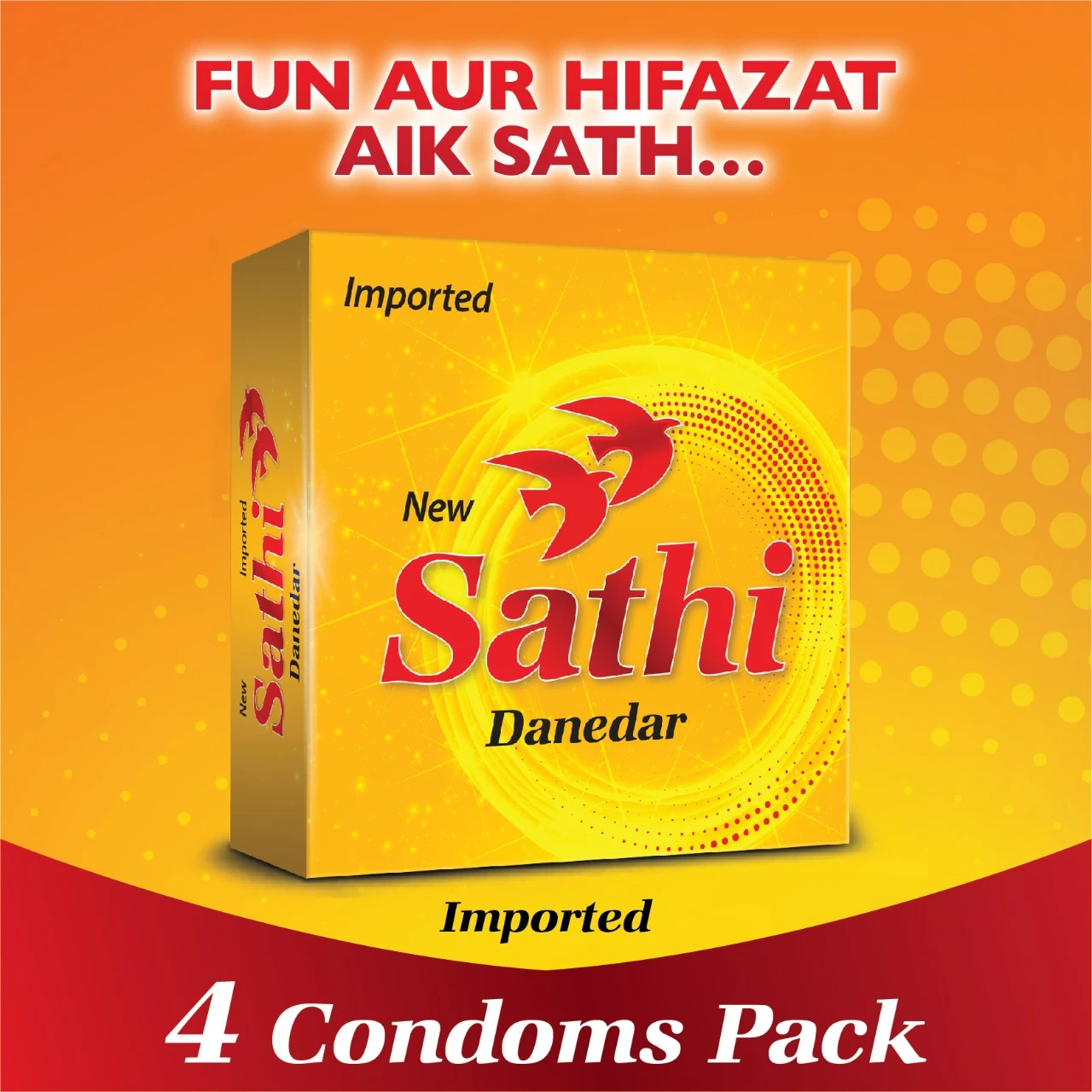 Sathi Danedar 4s Condom Pack price in Pakistan