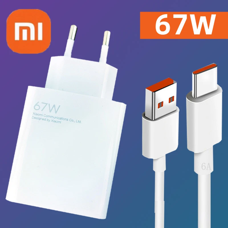 Original 67W Turbo Charger with Cable for Xiaomi Poco X3 GT, Mi 12, Mi 12 Pro, Mi 11, Mi 11 Pro, Mi 10, Mi 10 Pro price in Pakistan