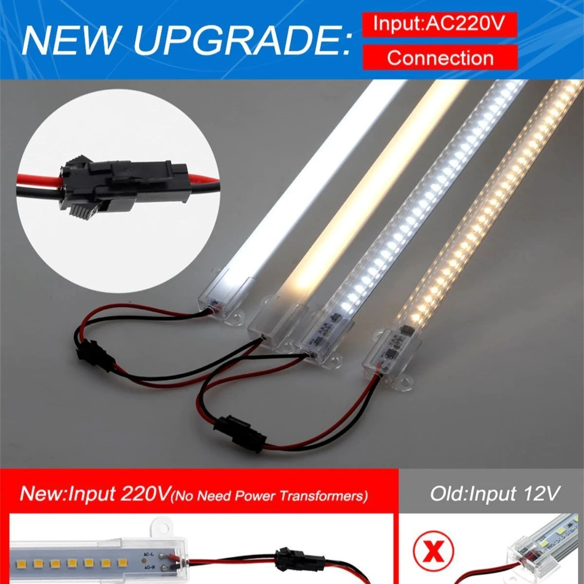 AC 220VDC Solar LED Bar Light LED Strip light, 1ft30cm length High Brightness price in Pakistan