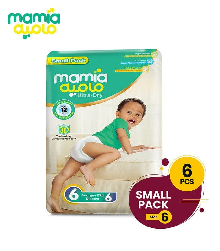 Mamia Diaper Extra Large 06 Pieces Pack price in Pakistan