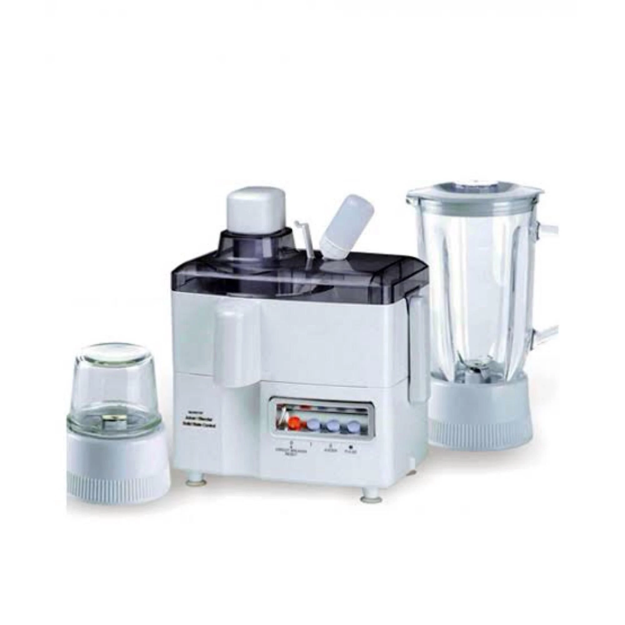 Juicer, Blender & Grinder Machine – 4 Speed Glass Jar – White price in Pakistan