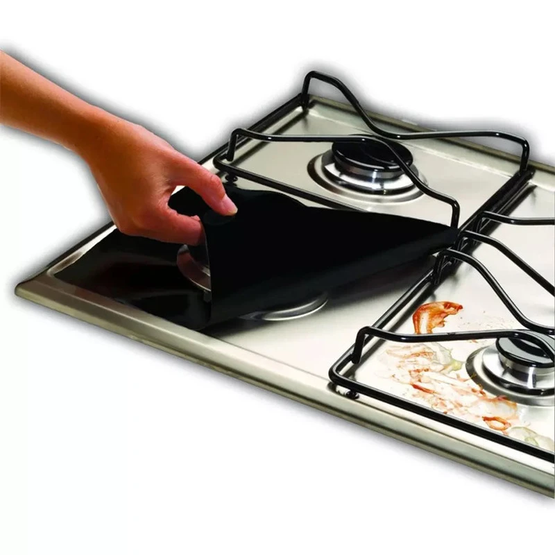 Gas Stove Protector Cover Liner Gas Stove Protector Gas Stove Stove-top Burner Protector Kitchen Accessories Mat Cooker Cover price in Pakistan